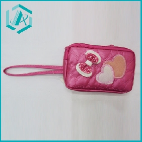 Wholesale Fashionable PVC pink mobile phone bag