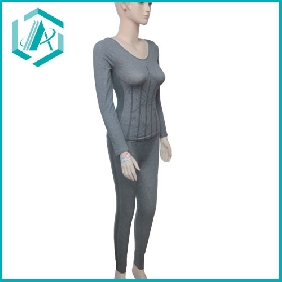 Wholesale grey color Thermal underwear  and long john for ladies