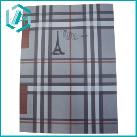 gray strips cover school notebook or office notebook