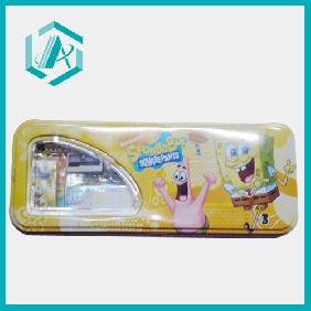 high quality iron solid student use pencil case