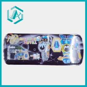 Wholesale students popular cartton design stationery set pencil box