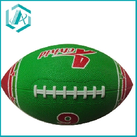 Wholesale green color rubber training rugby