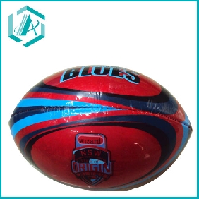 Wholesale beautiful high quality red  PVC training  RUGBY