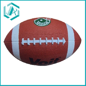 Wholesale famous brand browm and white color training rubber rugby