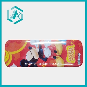 cartoon design students' favorite iron pencil case
