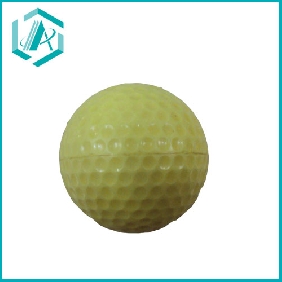 Wholesale high quality yellow professional rubber Golf Balls