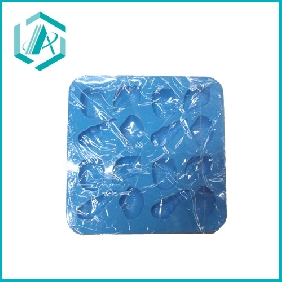 Wholesale 2011 new arrive mini plastic ice cube trays for home use, blue color