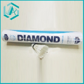 Wholesale popular high quality brand diamond  duck feather shuttle