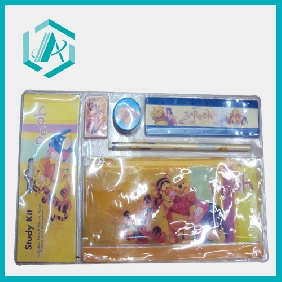 2011 hot sell practical cartoon design stationery set