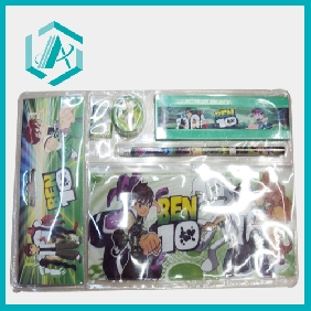 hot sell cartoon design practical stationery set