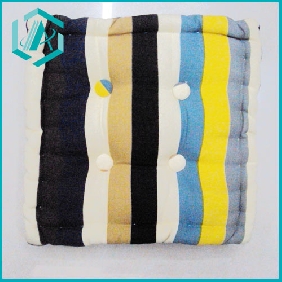 Wholesale square canvas Sitting pad with beautiful stripes