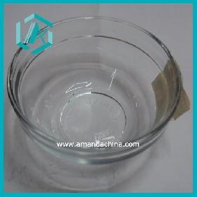 Wholesale low price round  pressed clear glass candy nut bowl