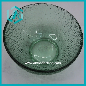 simple pale green glass candy bowl