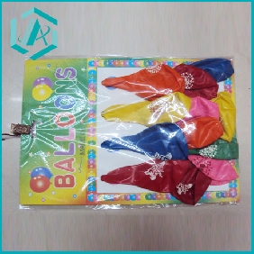 printed round latex balloons