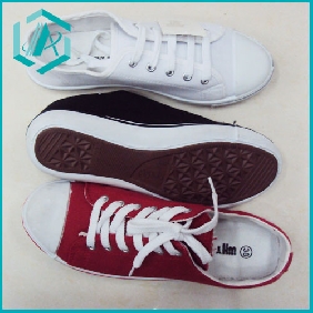 Wholesale new design women's plimsoll canvas shoes