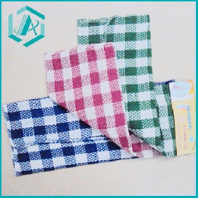promotional three color eggcrate pattern towel
