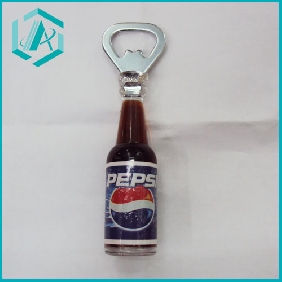 Wholesale little blue pepsi cola model bottle cap opener