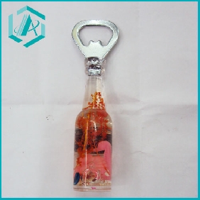 Wholesale beautiful red floating transparent bottle cap opener