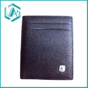 HOLIDAY GIFT 100 Genuine leather-Men's Bifold  BALCK Wallet purse