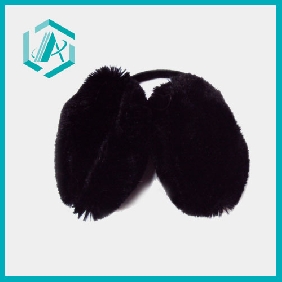 Wholesale Solid black warm earmuffs, very cheap