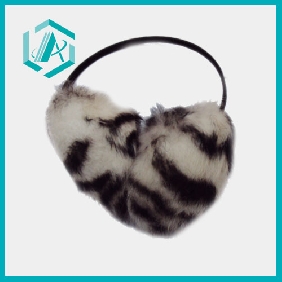 Wholesale Hot sell 12cm cony hair earmuff, very warm and comfortable to wear