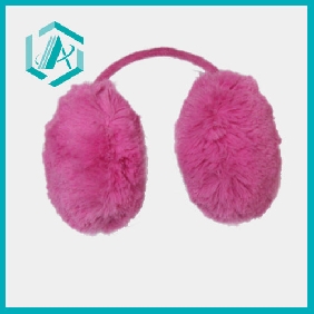 Wholesale Beautiful pink plush warm earmuff winter fashion accessories