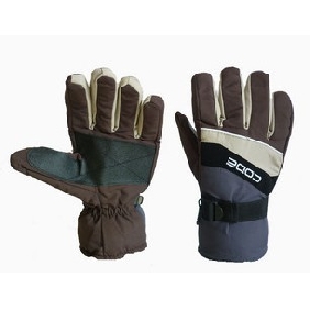 Wholesale wear-proof winter men's classical ski gloves