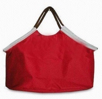 women's Fashion Beach Bag hot sale polyester handbag with PVC backing