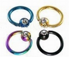 Wholesale nice color unique design beautiful girl's love Stainess Steel Body Piercing