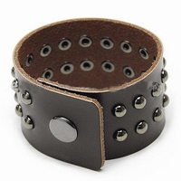 Wholesale fashion ladies'favorite cool style leather bracelets for party or date
