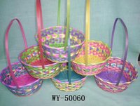 Wholesale Low price hot selling hiqh quality Promotional colorful bamboo basket