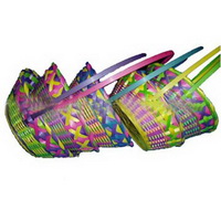 Wholesale fashion multicolors country style handmade Easter baskets