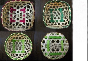 Wholesale New desgin best selling bamboo craft basket for Home Decoration