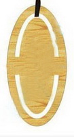 Exquisite natural carved bamboo bookmark for decoration or gift