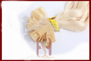 Wholesale golden exquisitebest price Pre-bonded Virgin Remy hair extension