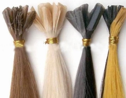 Wholesale hot selling u-tip colorful Chinese keratin Remy hair for party