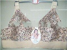 sexy leopard pattern desgin multicolors 100% Cotton comfortable bra