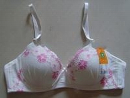 Wholesale Classic with flower Sexy Breathable Quick Dry padded Lady Bra