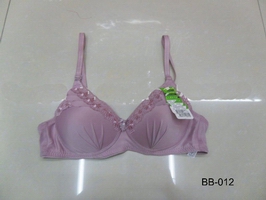 Wholesale light purple color cotton silk material fashion women's amanda's brand bras