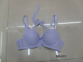 Wholesale light purple color Cotton close-fitting lady's sexy amanda's brand bras