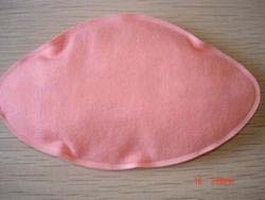 Wholesale pink flexible soft comfortable Washable Artificial Feather Bra Pads