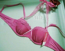 Wholesale fashion new style strap removable women's sexy rose bra padded push-up bra