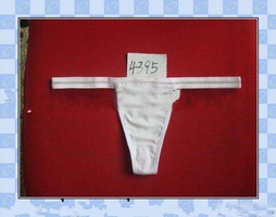 Wholesale LADY sexy thongs, t-back, pants, G-strings with anti-bacterial cotton material