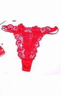 Wholesale big red G-string women sexy panty/Lingerie 2011 hot sale lady underwear
