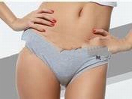sexy lady briefs plain color underwear women's elaborate cotton panty