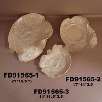 Wholesale Handmade best selling disposable ceramic serving dishes sets