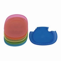 Wholesale 6pcs FDA grade plastic dishes and plate dinnerware set good choice as promotional gifts