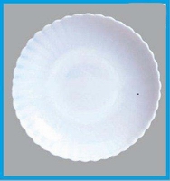 OPAL GLASSWARE material deep dish with runnning water shell grains tableware
