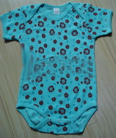 Wholesale gift print short sleeve summer hot selling nice outlook baby romper