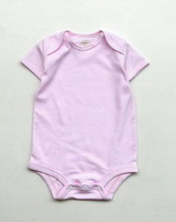 Wholesale stock green newset cotton short sleeve  baby romper